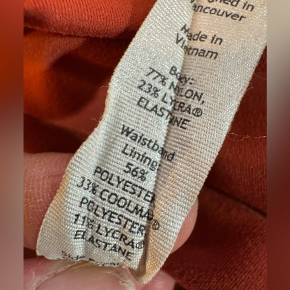 Lululemon Wunder Train High-Rise Tight 25” Terra Orange Size 14 Pockets - Picture 12 of 16